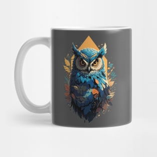 Fantasy Owl Illustration in Vector Style Mug